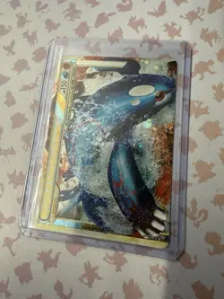 Kyogre and Groudon LEGEND (Top) 87/90 HGSS Undaunted Holo Pokemon Tcg Card - Image 1