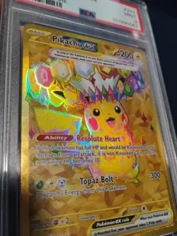 Pokemon TCG Pikachu EX 🔥 Surging Sparks Double Rare Holo Card *MINT - Image 3