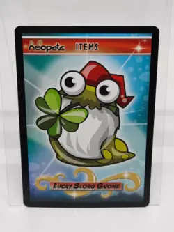 Enterplay NEOPETS FUN PAK 2008 Item LUCKY SLORG GNOME Collectible Trading Card - Image 1