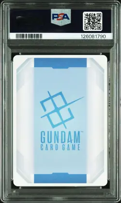 Gundam Card Game Banagher Links Beta Parallel PSA10 Rare UC Promo - Image 2