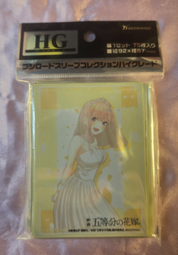 Bushiroad Quintessential Quintuplets Ichika Wedding Card Sleeves *New/Sealed* - Image 1