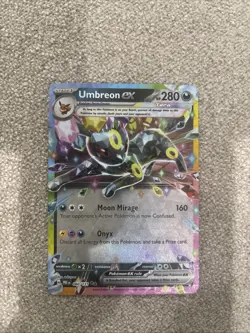 Pokemon TCG Umbreon EX 60/131 Double Rare Holo Card Prismatic Evolutions - Image 1