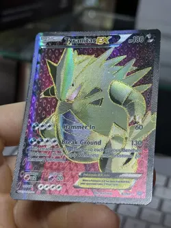 Tyranitar EX 91/98 Ancient Origins 2015 Full Art Holo Rare Pokemon Card TCG - Image 5