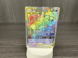Pokemon Card Marshadow & Machamp GX (Secret) 221/214 Sm-Unbroken Bonds Holo - Image 1