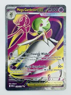 Mega Gardevoir EX 159/132 MEG Full Art Holo Pokemon Card - Near Mint English - Image 1