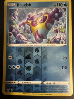 Bruxish 043/163 Reverse Holo Battle Styles Pokemon TCG Card - Image 2
