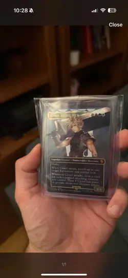 Cloud, Ex-SOLDIER 210 (Borderless) (Surge Foil) Final Fantasy MTG - Image 1