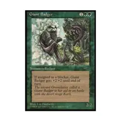 WOTC MtG Media Promos Giant Badger (P) NM - Image 1