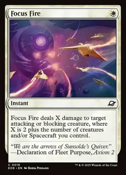 Focus Fire - Edge of Eternities #0018 MTG Magic The Gathering - Image 1