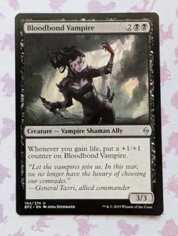 MTG Battle For Zendikar Bloodbond Vampire 104/274 NM - Image 1