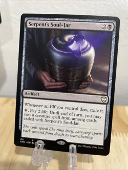 MTG Serpent's Soul-Jar Regular #011 Commander: Kaldheim Rare KHC NM/M - Image 1
