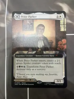 NYCC 2025 exclusive MTG Peter Parker Amazing Spider-man PROMO Magic Gathering - Image 1