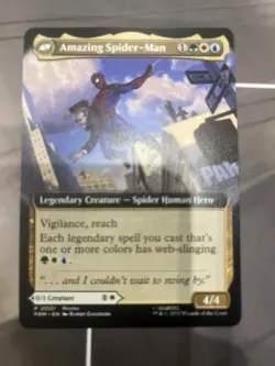 NYCC 2025 exclusive MTG Peter Parker Amazing Spider-man PROMO Magic Gathering - Image 2