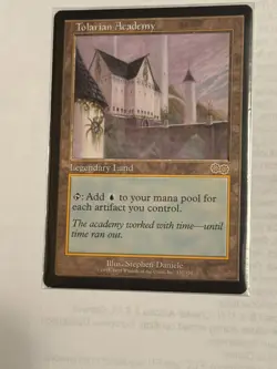 MTG - Tolarian Academy Urza's Saga - NM - Image 2
