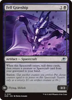 FELL GRAVSHIP mtg NM-M Edge of Eternities Uncommon - Image 1