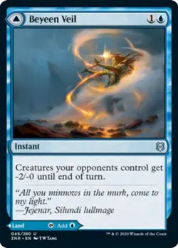 Beyeen Veil / Beyeen Coast - Near Mint MTG Zendikar Rising - Image 1