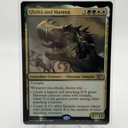 MTG Ghalta and Mavren *PROMO FOIL* March of the Machine 386 NM - Image 1
