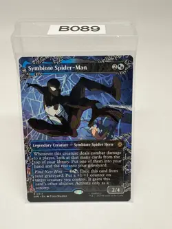 Symbiote Spider-Man 0217 Borderless Marvel's Spider-Man SPM MTG NM - Image 1