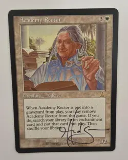 MTG ARTIST PROOF URZA'S DESTINY ACADEMY RECTOR SIGNED HEATHER HUDSON NM RARE - Image 1