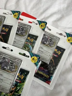 4x Sealed Pokemon Twilight Masquerade Revaroom Triple Booster Packs Bundle - Image 3