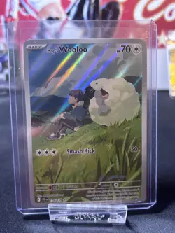 Pokemon TCG - Hop’s Wooloo 170/159 Journey Together Illustration Rare, EN, NM+ - Image 1