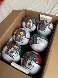 Complete & Sealed Pokemon 6 Pokeball Tins + Original Display Case and Box - Image 3