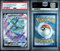 PSA 10 GEM MINT 2021 Pokemon Chilling Reign TORNADUS VMAX #125 Full Art - Image 3