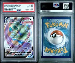 PSA 10 GEM MINT 2021 Pokemon Chilling Reign TORNADUS VMAX #125 Full Art - Image 3
