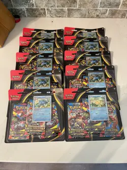 Pokemon Mega Evolutions 3Pk Blister (Lot of 10) - Image 1
