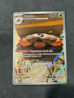Crustle Illustration Rare SV10: Destined Rivals 186/182 Pokemon - Image 1