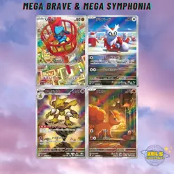 Mega Brave & Mega Symphonia EX Booster Box Set Pokemon M1S M1L US Seller - Image 3