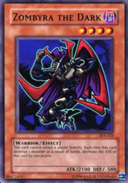 Yugioh! MP Zombyra the Dark - SYE-022 - Common - 1st Edition Moderately Played, - Image 1