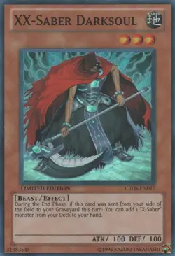 Yugioh! MP XX-Saber Darksoul - CT08-EN017 - Super Rare - Limited Edition Moderat - Image 1