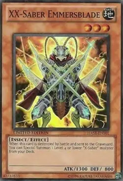 Yugioh! MP XX-Saber Emmersblade - HASE-EN001 - Super Rare - Limited Edition Mode - Image 1