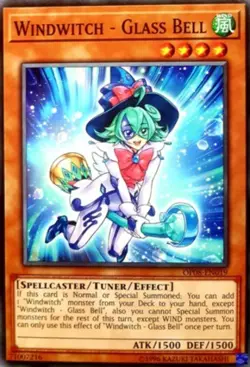 Yugioh! MP Windwitch - Glass Bell - OP08-EN019 - Common - Unlimited Edition Mode - Image 1