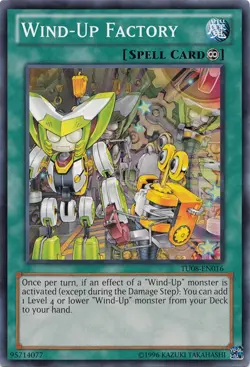Yugioh! MP Wind-Up Factory - TU08-EN016 - Common - Unlimited Edition Moderately - Image 1