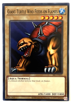 YuGiOh! - Giant Turtle Who Feeds On Flames - Common - Image 1