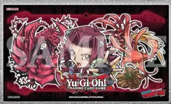 YuGiOh Playmat Exclusive AKIZA BLACKROSE DRAGON 2025 NYCC Exclusive In Hand - Image 1
