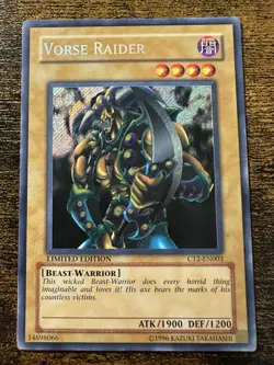 Yu-Gi-Oh Vorse Raider CT2-EN003 MP Secret Rare Limited Edition - Image 1