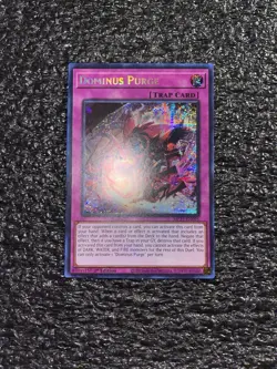 Yugioh! Dominus Purge MP25-EN095 Prismatic Secret Rare 1st Edition Near Mint - Image 1