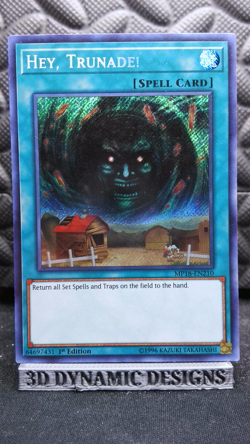 | Yugioh Hey, Trunade! MP18-EN210 1st Edition Secret Rare NM 🔥 | - Image 1