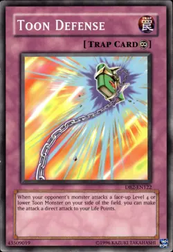Toon Defense - DB2-EN122 - LP - YuGiOh - Image 1