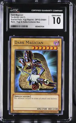 Dark Magician *CGC GEM MINT 10* POP 1 *DPYG-EN001* Rare *2017* Yugioh - Image 1