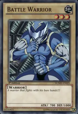 Battle Warrior - Super Rare 1st Edition NUMH-EN025 - NM - YuGiOh - Image 1