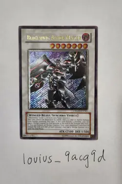 Yu-Gi-Oh! Blackwing Armor Master CRMS-EN041 Ultimate Rare Lightly Played #1 - Image 1