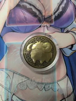 Yugioh Scapegoat Coin Gold Near Mint! - Image 1