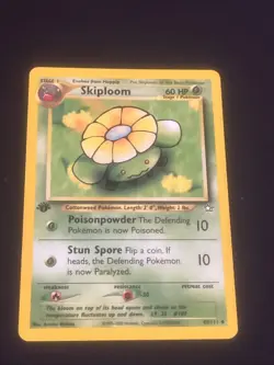 Skiploom 1st Edition 49/111 - Neo Genesis - Pokemon Card LP - Image 1