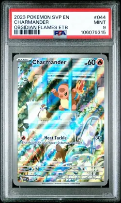 Pokemon Charmander SVP044 Obsidian Flames ETB Promo Card PSA 9 Mint - Image 1
