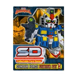 Bandai Gundam Collectable Card Games SD Gundam Force Starter Set #1 VG+/NM - Image 1