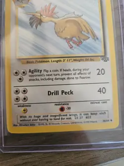 Pokemon Fearow Jungle Set Card 36/64 Excellent Condition - Image 3